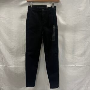 American Eagle Curvy Hi Rise Jegging Black Womens 00 Next Level Stretch Small